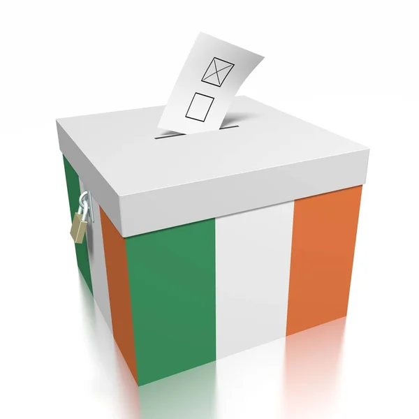 Ψηφοφορίας Στην Ιρλανδία Απεικόνιση — Φωτογραφία Αρχείου