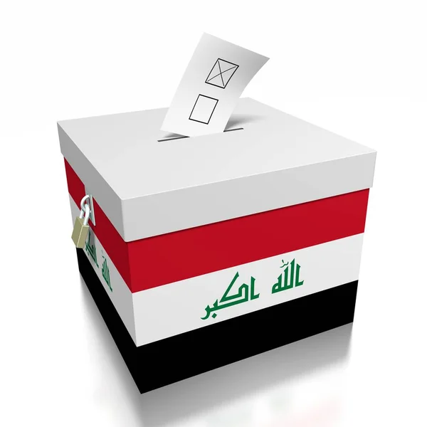 Rösta Irak Illustration — Stockfoto