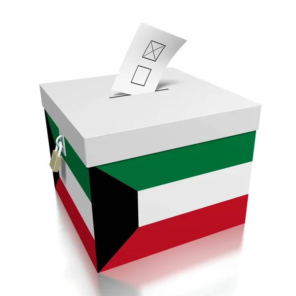 Abstimmung Kuwait Illustration — Stockfoto