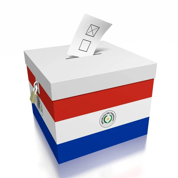 Vote Paraguay Illustration — Photo