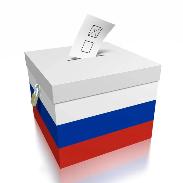 Голосование России Иллюстрация — стоковое фото