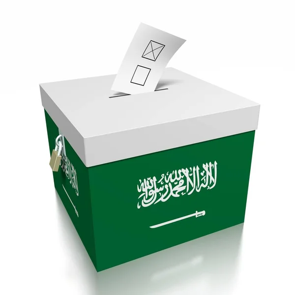 Votazione Arabia Saudita — Foto Stock