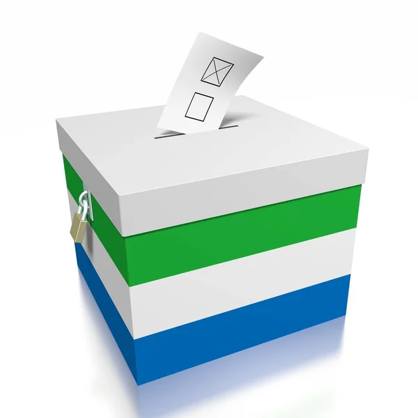 Sierra Leone Szavazás — Stock Fotó