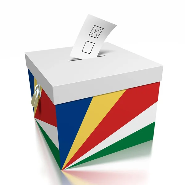 Votación Seychelles Ilustración — Foto de Stock