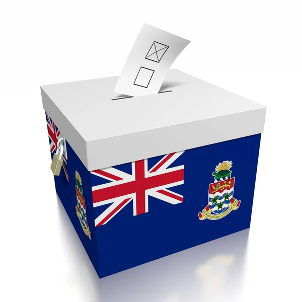 Voting Cayman Islands — Stock Photo, Image