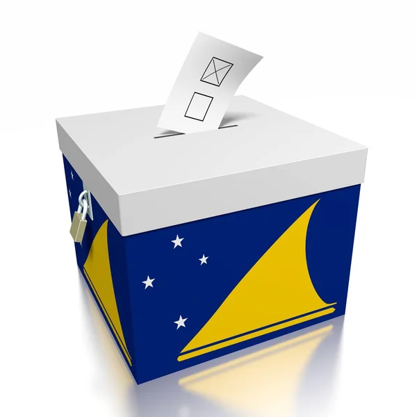 Głosowanie Tokelau Ilustracja — Zdjęcie stockowe