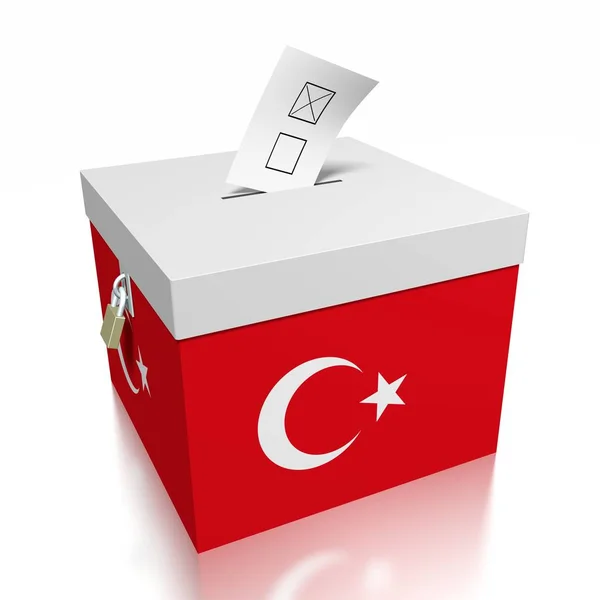 Voting Turkey Illustration — Stock Photo, Image