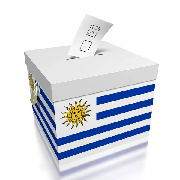 Voto Urugway Illustrazione — Foto Stock