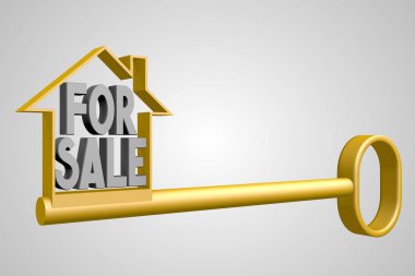 3D house satış konsepti için