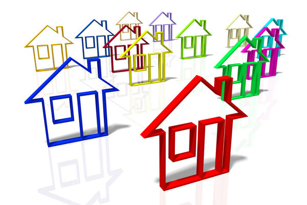 Иллюстрация проблем 3D жилья
