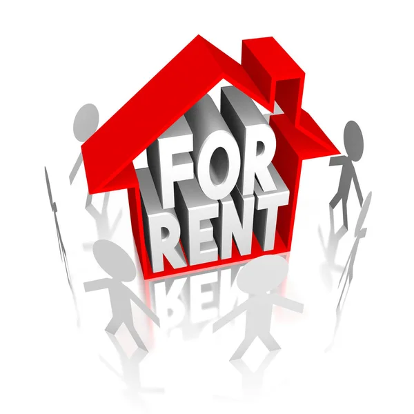 House Rent Concept — Stock Photo, Image