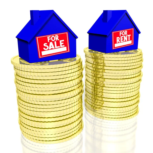Rent Buy House Concept — Stock Photo, Image