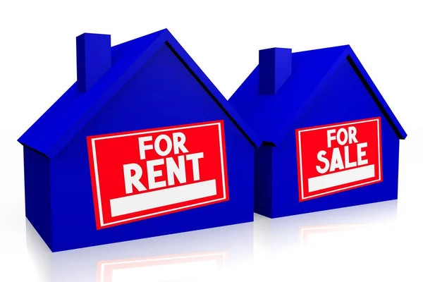 Rent Buy House Concept — Stock Photo, Image