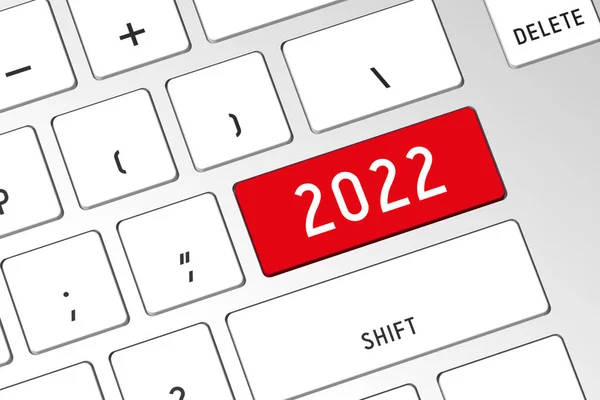 2022 컴퓨터 키보드 — 스톡 사진