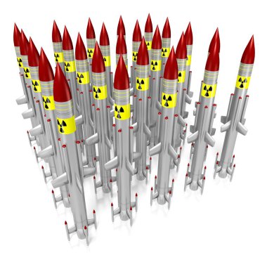 3D füze - nükleer savaş başlığı