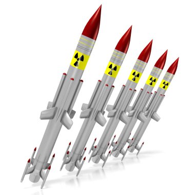 3D füze - nükleer savaş başlığı