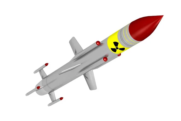 Ракета Ядерна Боєголовка — стокове фото