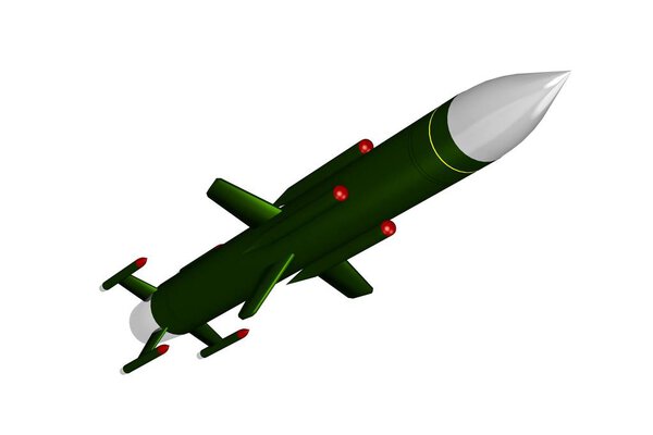 3D missile - nuclear warhead