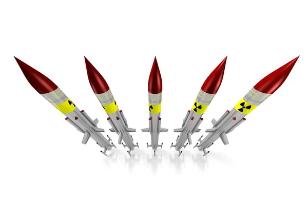 Raketten Kernkoppen — Stockfoto