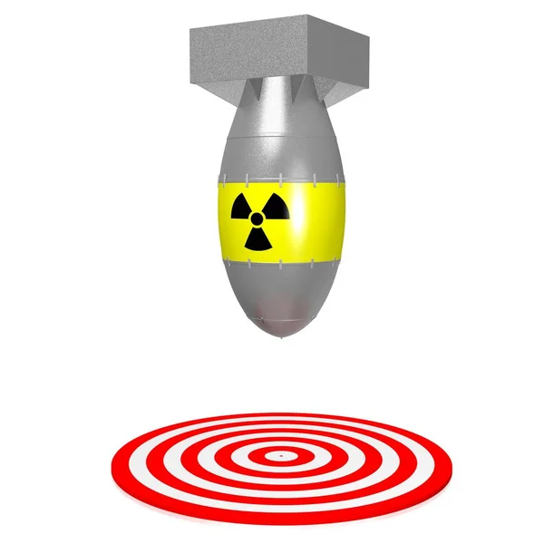 Bomby Atomowej Cel — Zdjęcie stockowe