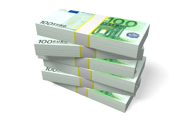 100 Euro Fortune Koncepce Stock Obrázky