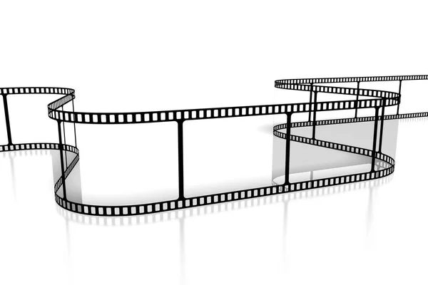 Movie Tape Illustration — Stock Photo, Image