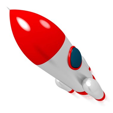 3D roket - evren vb gibi konular için büyük.