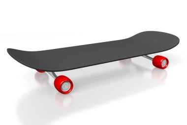 3d kaykay - beyaz arka plan üzerinde izole