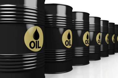 3D petrol kuyuları - yakıt sanayi kavramı