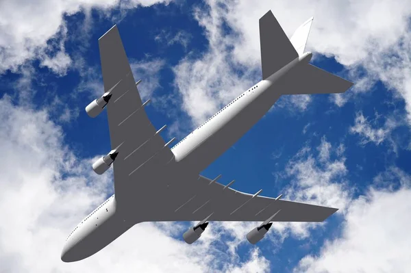 Passenger Jet Plane — Stock Photo, Image