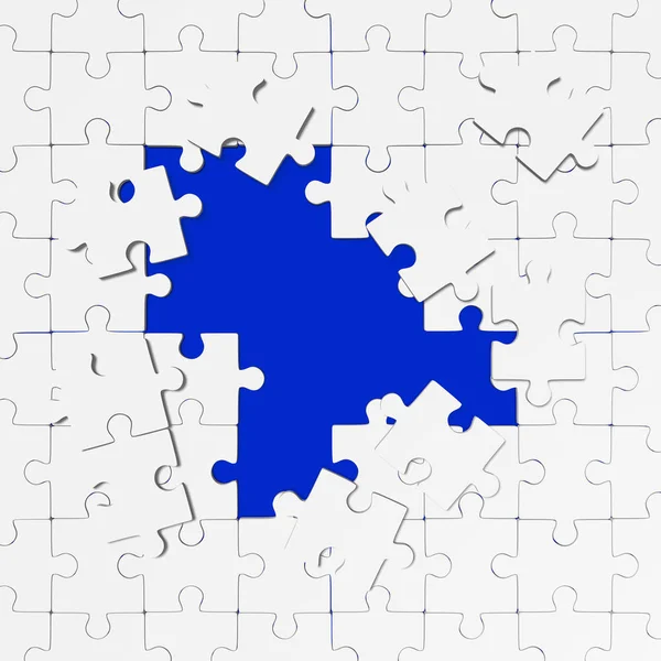 Jigsaw Puzzle Illustration — Stock Photo, Image