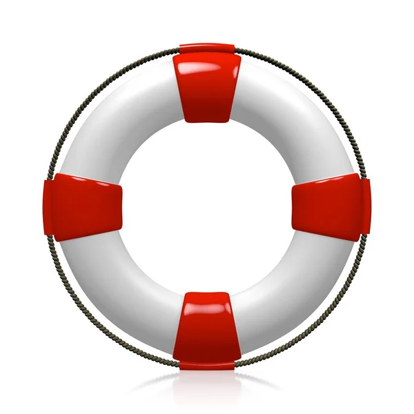 救援浮标插图 — 图库照片