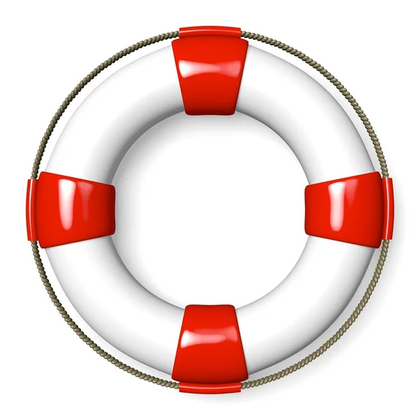 救援浮标插图 — 图库照片
