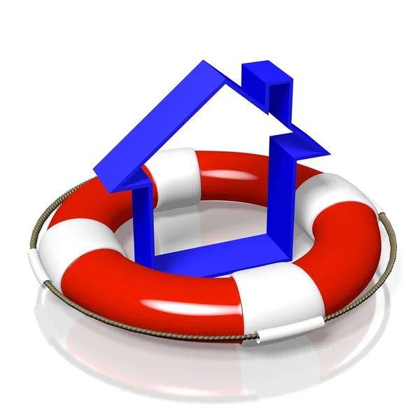 Rescue Buoy Illustration — Stock Photo, Image