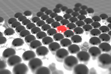 3D geometrik kavramı - illüstrasyon