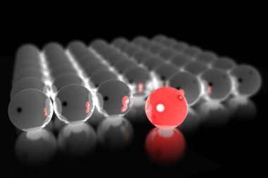 3D geometrik kavramı - illüstrasyon