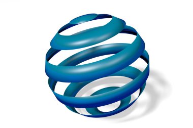 3D geometrik kavramı / illüstrasyon