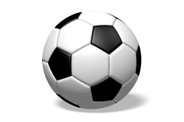 siyah noktalar - beyaz arka plan üzerinde izole ile 3D gol
