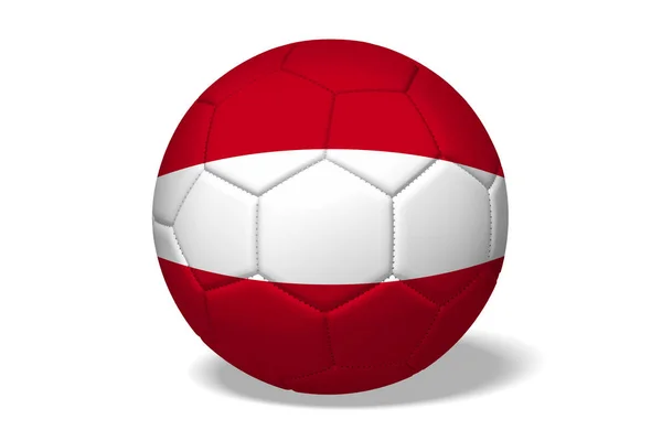 Soccerball Football National Team Austria — стоковое фото