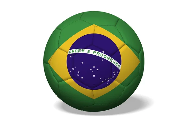 Soccerball Futebol Seleção Nacional Brasil — Fotografia de Stock