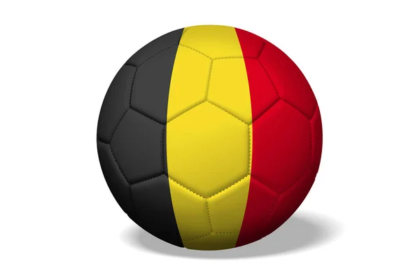 Soccerball Futebol Seleção Nacional Bélgica — Fotografia de Stock