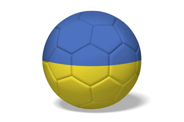 Soccerball Fußball Nationalmannschaft Ukraine — Stockfoto