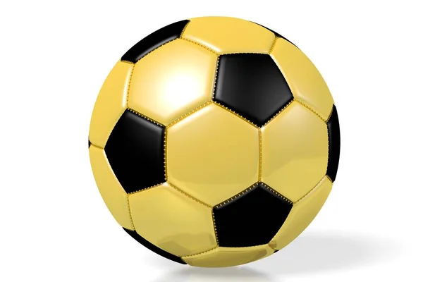 Goldener Fußball Fußball — Stockfoto