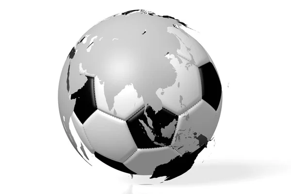 Conceito Futebol Futebol — Fotografia de Stock