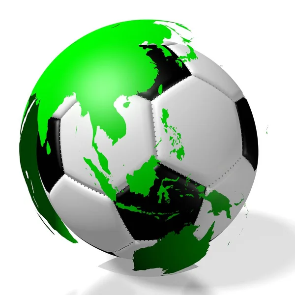 Concepto Campeonato Fútbol Fútbol — Foto de Stock