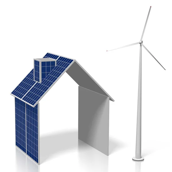 Renewable Energy Concept Illustration — Stock Photo, Image