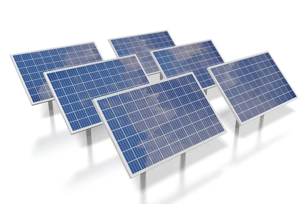 太阳能电池板概念 — 图库照片