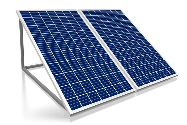 Zonnepanelen Concept Illustratie — Stockfoto