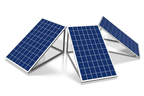 Concepto Paneles Solares Ilustración —  Fotos de Stock