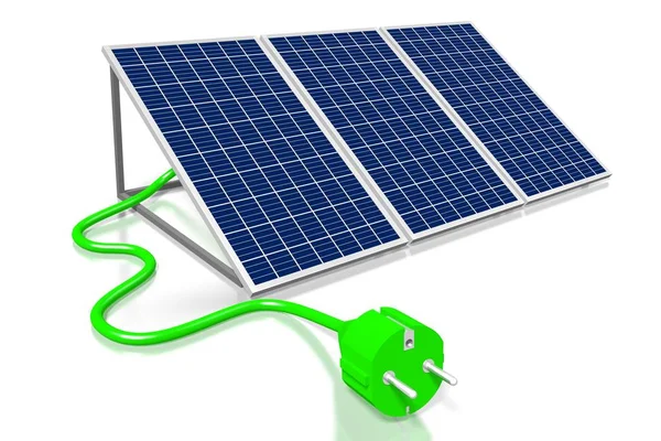 Solar Panels Concept Illustration — Stock Photo, Image